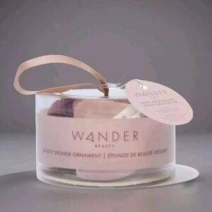WANDER BEAUTY Good to Go Beauty Sponge Ornament NEW WITH TAGS